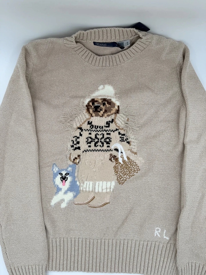 Suéter Polo Ralph Lauren Algodón Lana Oso Foto 2 de 3