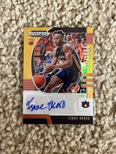 2020-21 Isaac Okoro Panini Prizm Draft Picks Prospect Auto Black Gold /5 RC