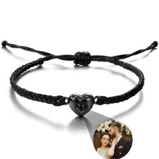 Custom Photo Projection Bracelet for Girls Women Personalized Love Gift