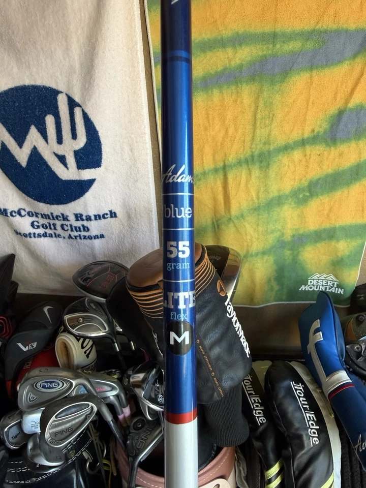 Adams Blue 15° 3 Fairway Wood Regular Flex Aldila Slimtech 55 12711973 Good - Image 3 of 4