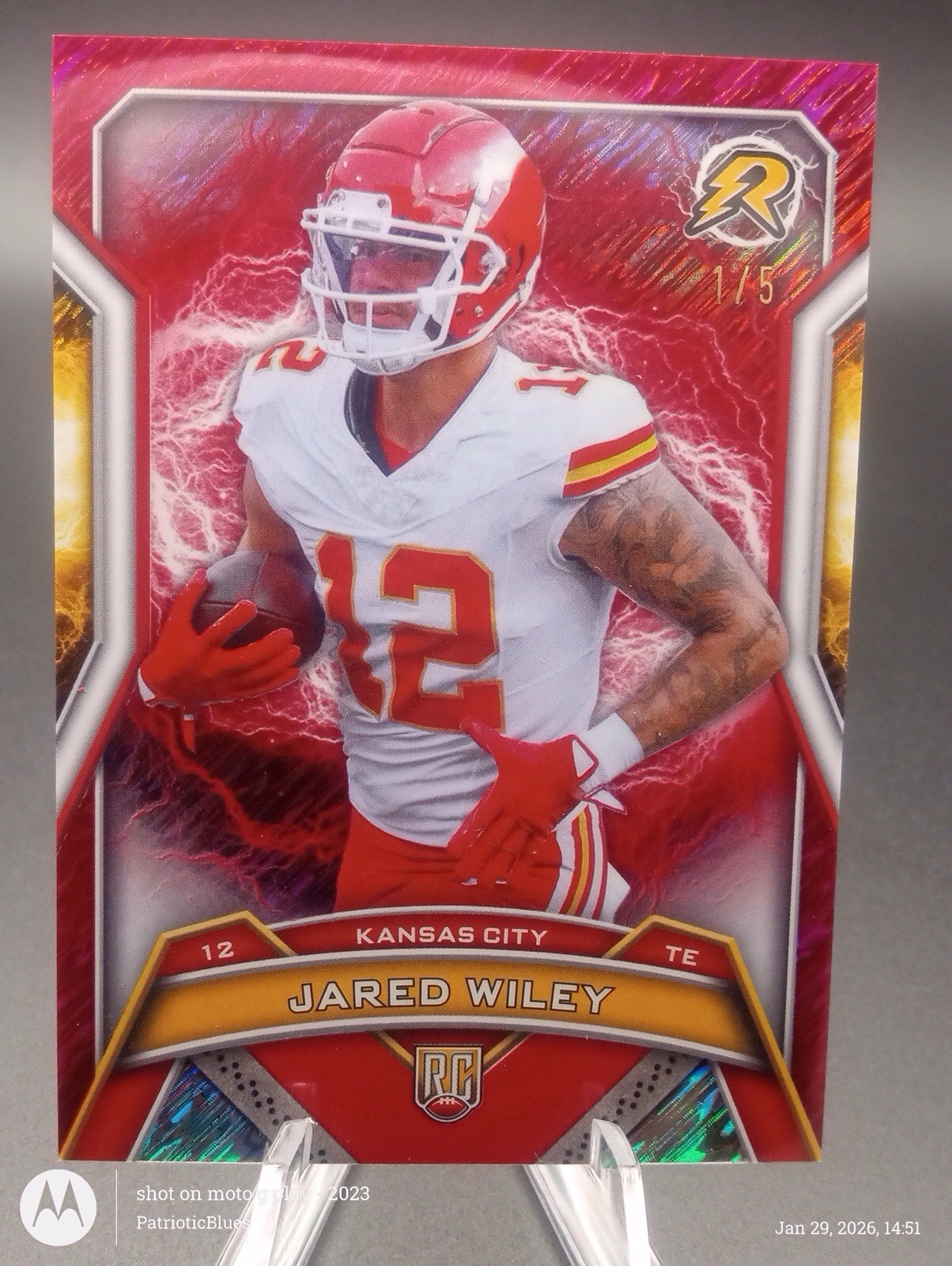 Jared Wiley Topps Resurgence #144 Power Surge Red