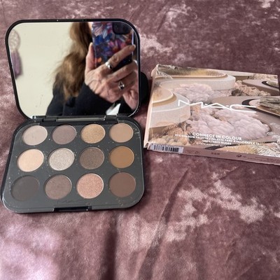 MAC connect in colour eye shadow palette unfiltered nudes colour NEW IN BOX