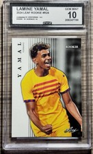 Leaf 2024 Lamine Yamal Rookie #R28 CCG Gem Mint 10 Sports Trading Card