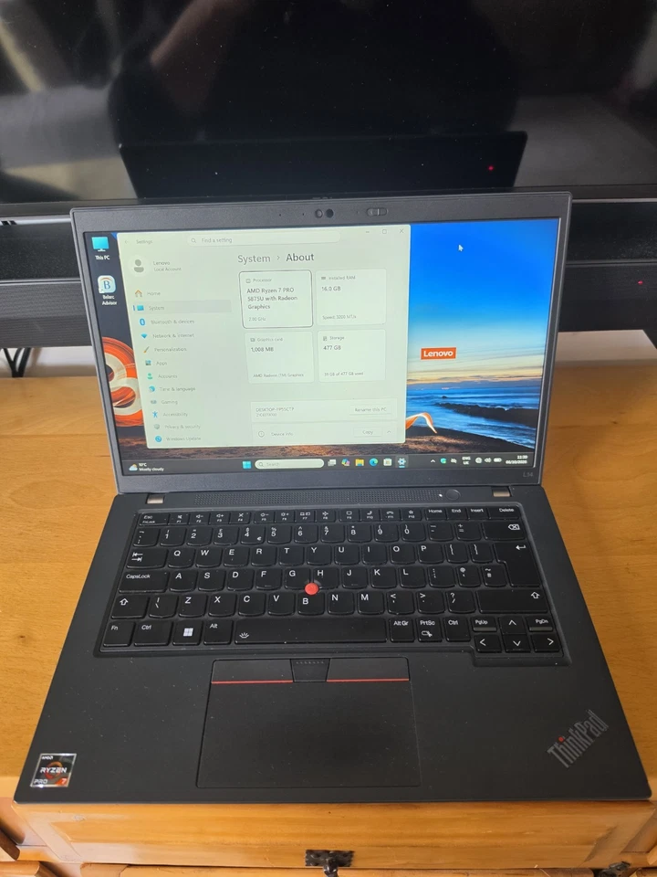 Lenovo ThinkPad L14 G3 · Ryzen 7 5875U · 16GB · 512GB, photo 1 of 5