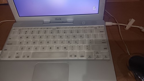 Vintage 12" Apple iBook G3 Laptop PowerPC @ 500 MHz Mac OS 9.2 OS Model M6497 - Afbeelding 8 van 23