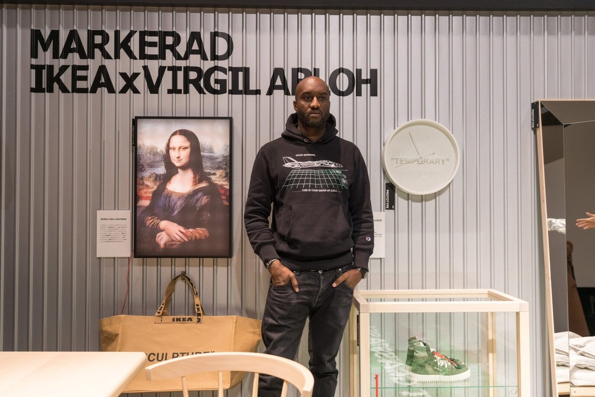 Virgil Abloh X IKEA MARKERAD 'Temporary' Off-White Wall