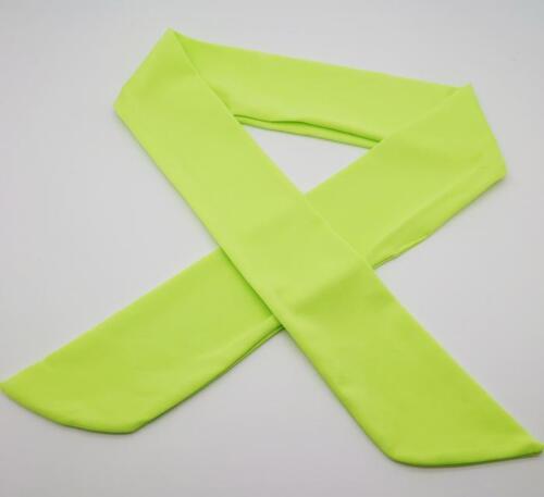 Head Tie Sports Headband Running Tennis Karate Fitness Stretch Sweatband - Picture 11 of 30