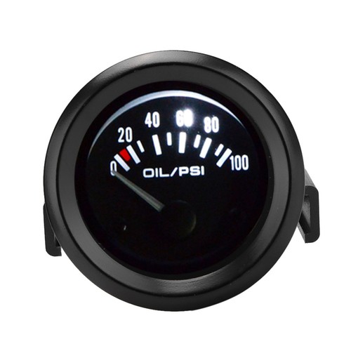 52mm/2in 12V Electromagnetic Oil Pressure Gauge Indicator Auto Modified Meter - Picture 10 of 10