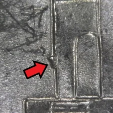 2021-P Jefferson Nickel Circulated Die Chip Error/Variety Philadelphia