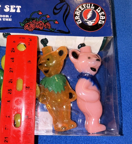 Kurt S. Adler 11,5' UL 10-Light Grateful Dead Dancing Bears Light Set GD9141 - Foto 9 di 10