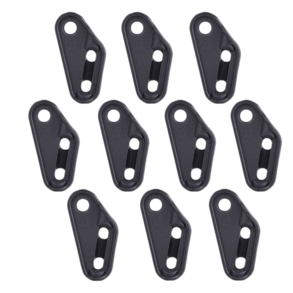 10pcs Triangle Plastic Tent Rope Adjusters for Camping Gear