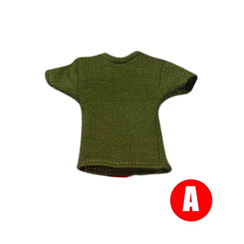 1/12 Short Sleeve T-shirt Tops Clothes Fit 6inch HT Male Action Figure Model Toy - Picture 15 of 27