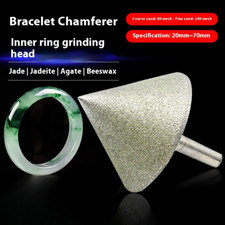Conical Diamond Grinding Head Glass Chamfer Jade Bracelet Tile Reaming Drill