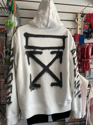 Off-White Unisex Spray Marker Hoodie | eBay