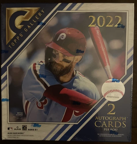 2022 Topps Gallery Baseball Mega Box (2 autos per box) Factory Sealed