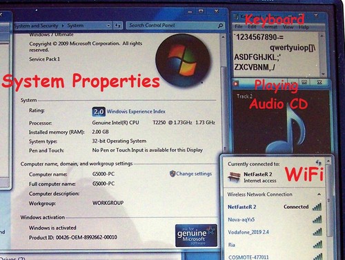 HP Compaq G5000 Core2 CPU 1.73GHz 2GBRam 120GBHd WiFi Win7 Οffice.- ΝΟ cq c50- - Picture 12 of 12