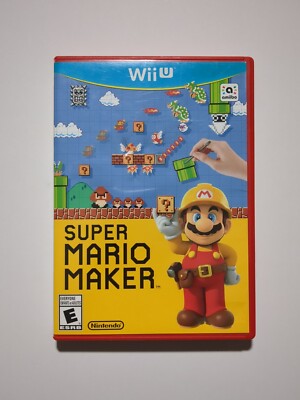 Super Mario Maker (Nintendo Wii U, 2015), CIB, Tested and Working