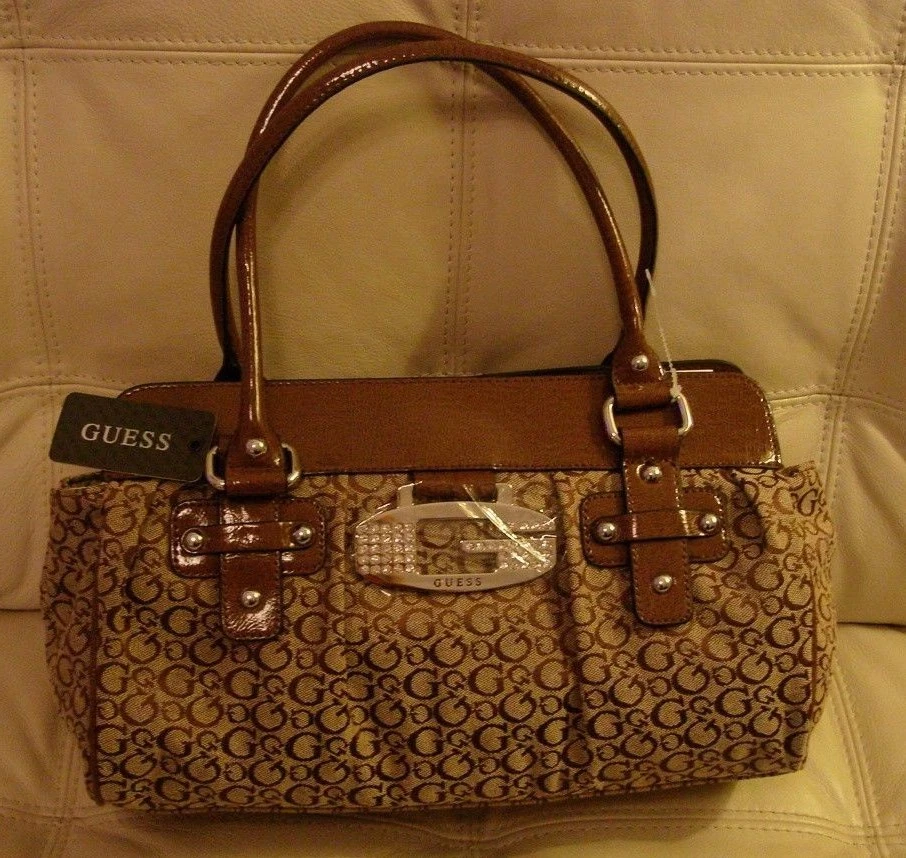 Guess brown 2025 leather purse