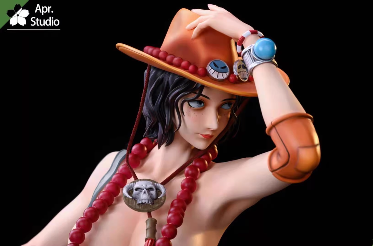 1/4 Gender Female One Piece D. Ace Resin Statue Apr. Studio In