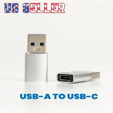 2-Pack USB 3.0 Type A Male to USB C 3.1 Type C Female Port Converter Adapter New