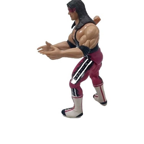 WWF Superstars Bret Hitman Hart Jakks Action Figure 1996 Titan Interactive VIT - Picture 4 of 21