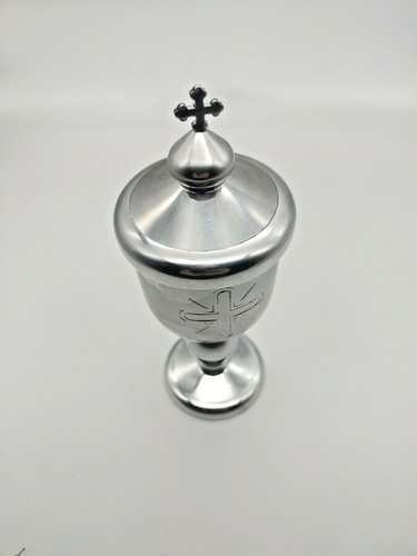 Potyrkelch 50ml Medium Duralumin graviert mit Deckel Kuppel mit Kreuz - Bild 7 von 9