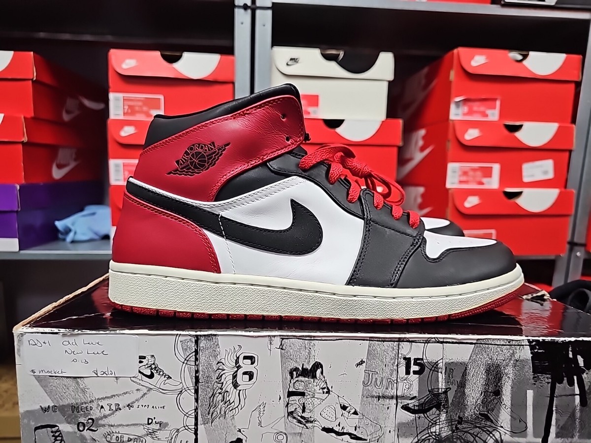 AIR JORDAN 1 OLD LOVE NEW LOVE 2007 SIZE 13 PREOWNED DAMAGED