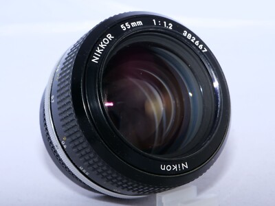 Nikon Nikkor Non Ai 55mm f1.2 FAST lens. Nikon L1Bc filter. Caps