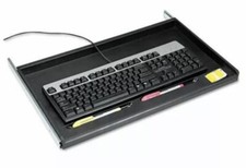 Innovera 53010 Standard Underdesk Keyboard Drawer - 24.3" X 15.3" - Black NEW