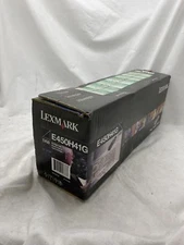 E450H41G OEM Lexmark High Yield Toner Cartridge. Minor Damaged Box
