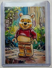 Winnie The Pooh Limited Edition Artist Signed "The Minifigure" Trading Card 5/10