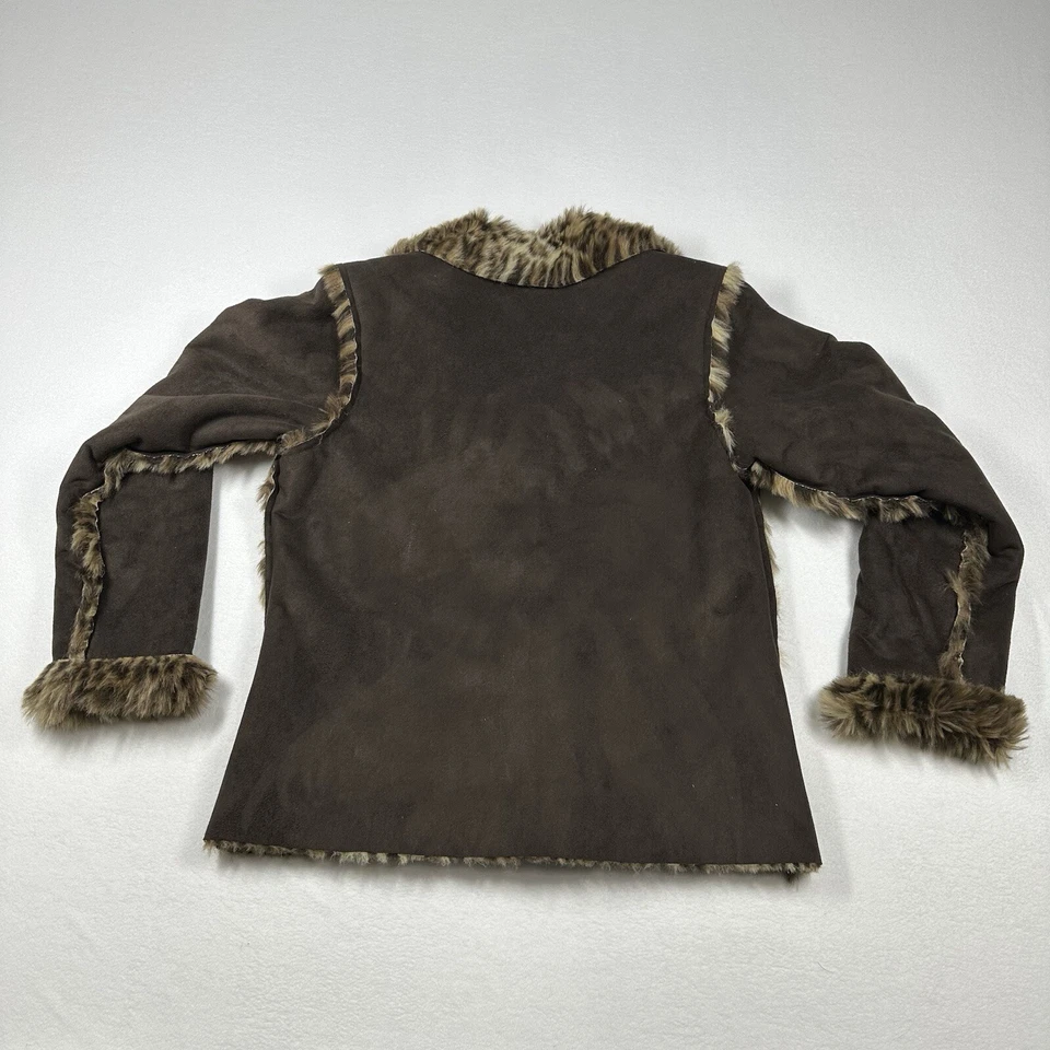 Chaqueta Abrigo Blazer True Grit De Colección Para Mujer Marrón Talla M Hecha en EE. UU. Foto 3 de 4