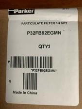 Parker P32FB92EGMN Compact Particulate Filter 1/4 NPT 