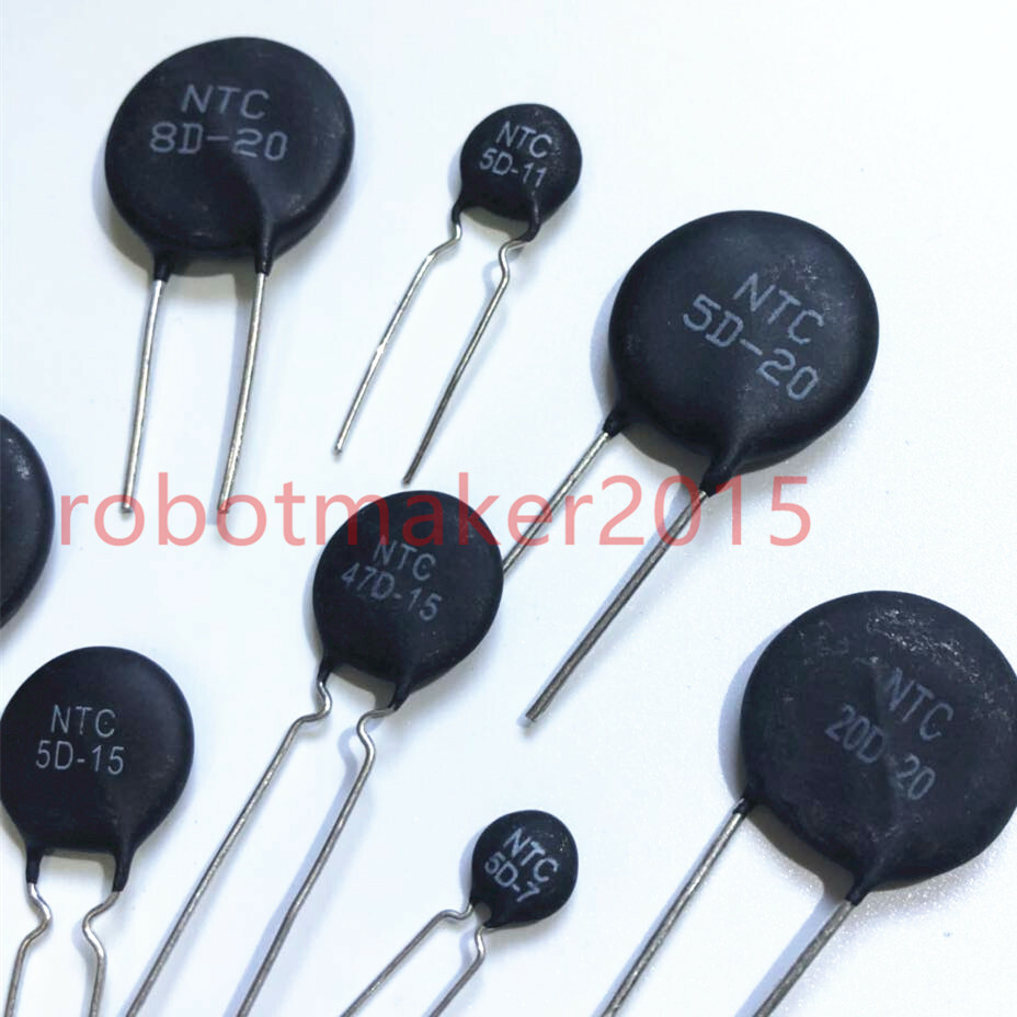 NTC Thermistors Thermal Resistors 20D11/15 22D11 2.5D15 2.5D13 47D