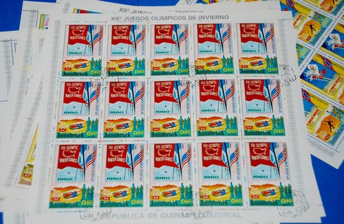 Innsbruck 1976 Olympic Games 8 x Complete Sheets Guinea Equatorial - Picture 8 of 9
