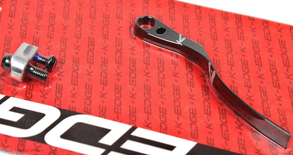 Desviador delantero de bicicleta de carretera K-Edge PRO receptor de cadena con soldadura - negro Foto 2 de 3