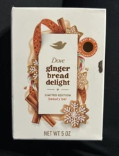 Dove Limited Edition Holiday Treats Beauty Bar Soap, Gingerbread Delight, 5 Oz