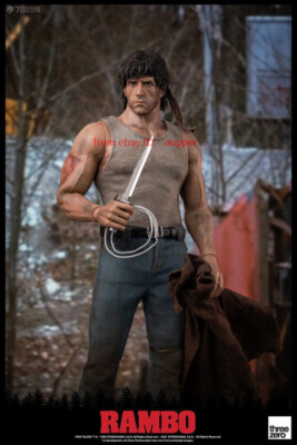 Threezero 3a Figzero Series 1/6 First Blood John Rambo Action