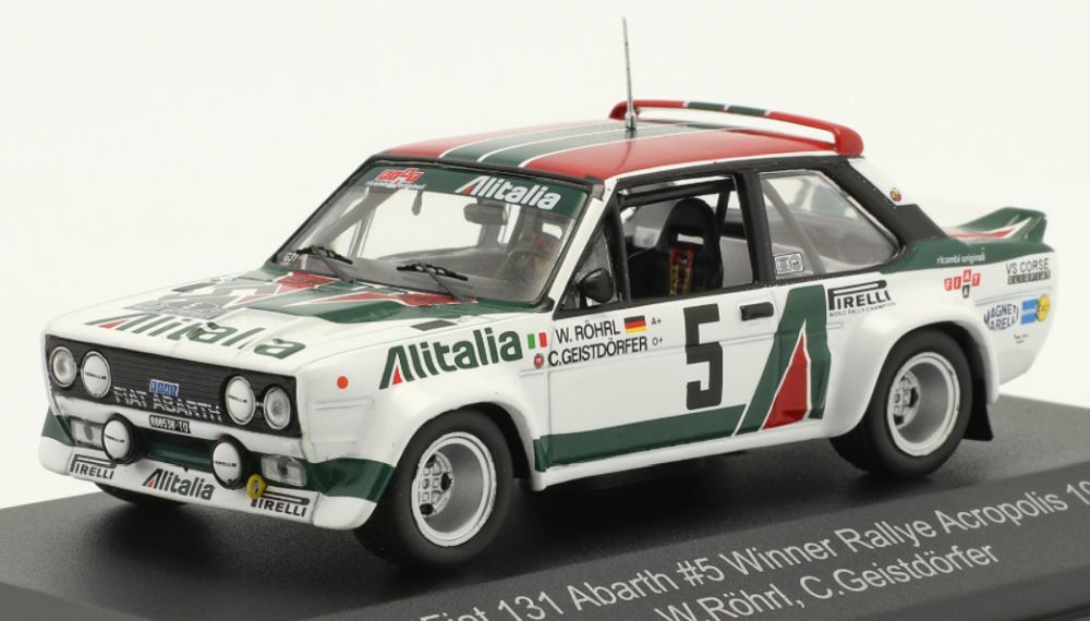 CMR 1:43 Fiat 131 Abarth #5 Winner Rallye Acropolis 1978 Rohrl/Geistdorfer - New
