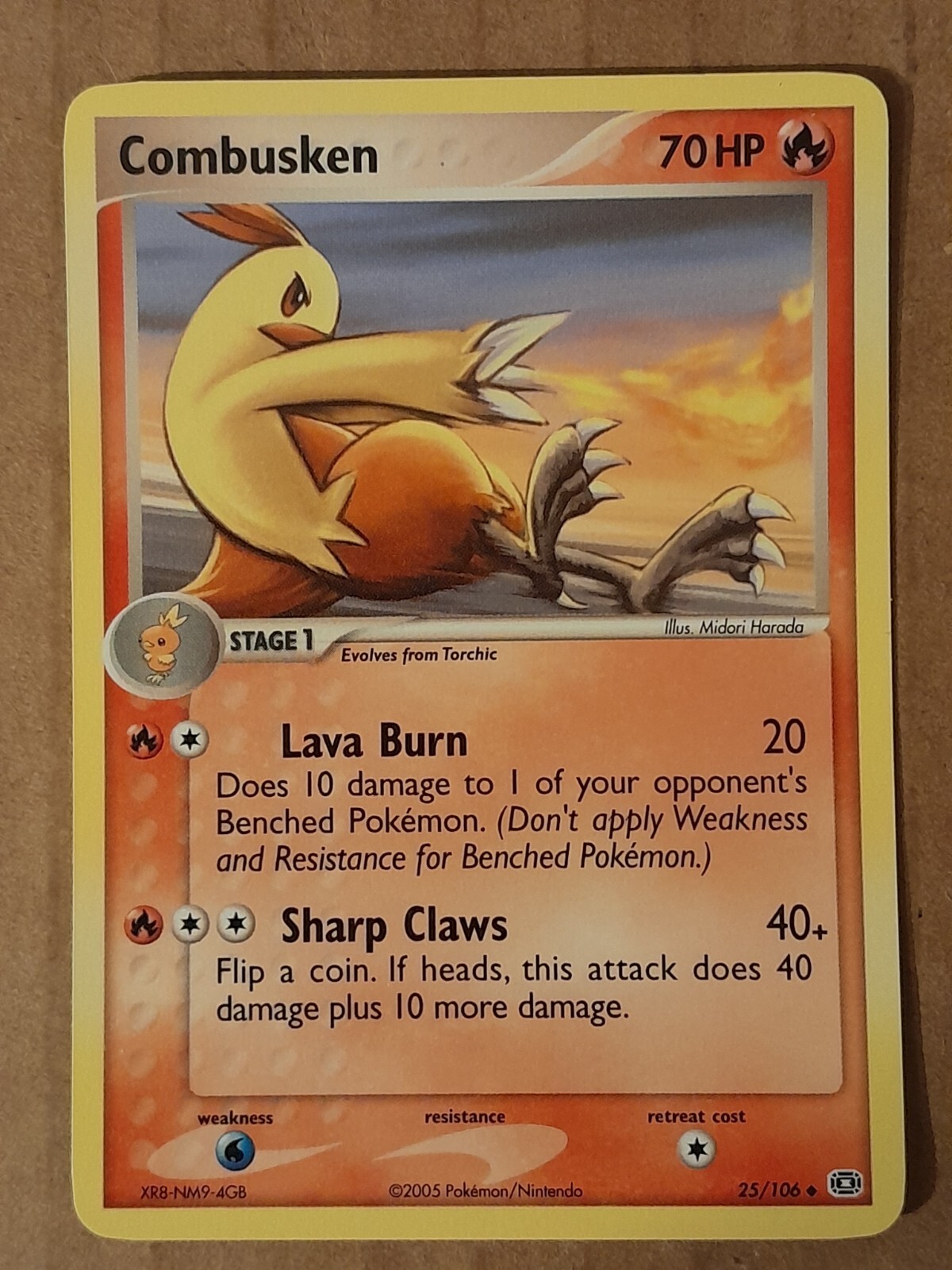 Pokemon Combusken 25/106 ex Emerald NM-MINT See Pictures