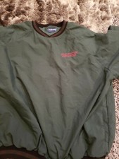 Holloway Burlington Resources Windbreaker Mens Sz XL Green Embroidered USA MADE