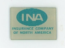 INA Insurance Company of North America 1960's Small VARI-VUE Lenticular Flicker