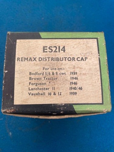 REMAX DISTRIBUTOR CAP ES214 BROWN & FERGUSON TRACTORS, LANCHESTER, VAUXHALL NOS - Picture 4 of 4