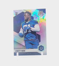 Kwity Paye ROOKIE CARD Silver Prizm 2021 Panini Mosaic #351 Colts SP (RC)