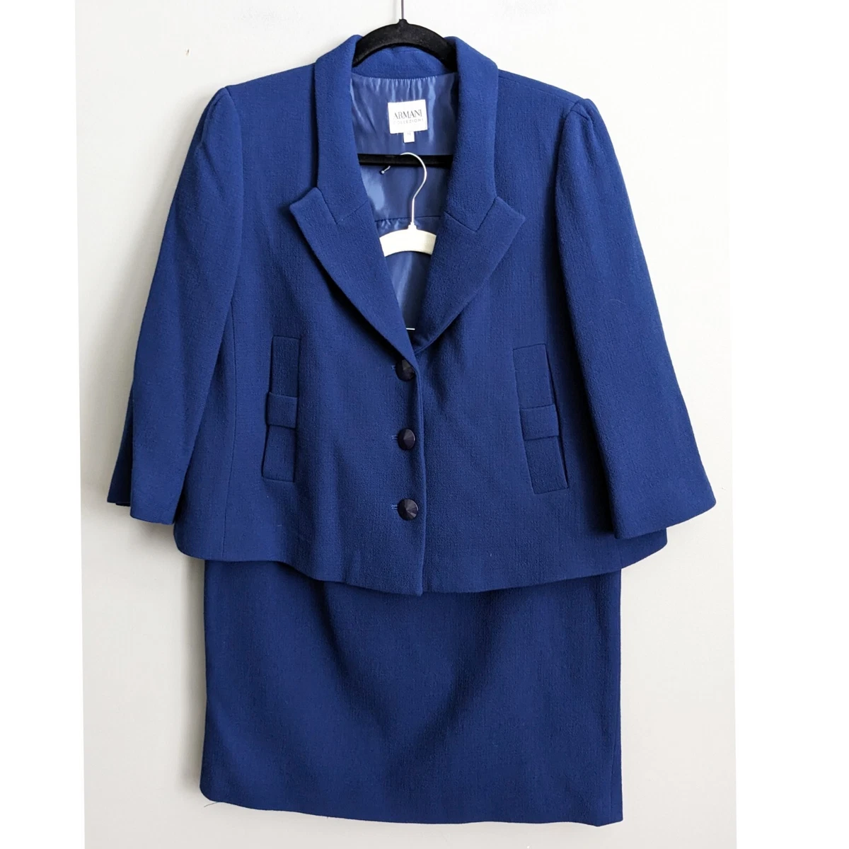 Armani Collezioni Skirt Suits Blue Suits & Suit Separates for