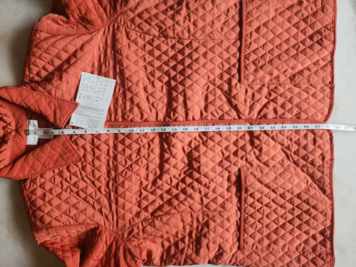 Susan Graver Style Women's XL Fall Winter Jacket Burnt Orange Lined Quilted NWT - Picture 12 of 13