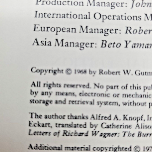Richard Wagner The Man his mind and his Music Robert Gutman 1968 - Imagen 12 de 18