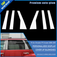 Stainless Window Pillar Post Trim Cover For Chrysler PT Cruiser 2005-2011 Chrome