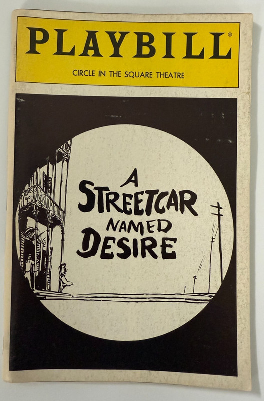 A Streetcar Named Desire Playbill May 1988 Circle in the Square NYC 