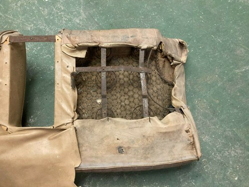 Jaguar XJ6 Series 1, 1969-1973 Rear Seat Back Upholstered in Tan Vinyl - Picture 7 of 7